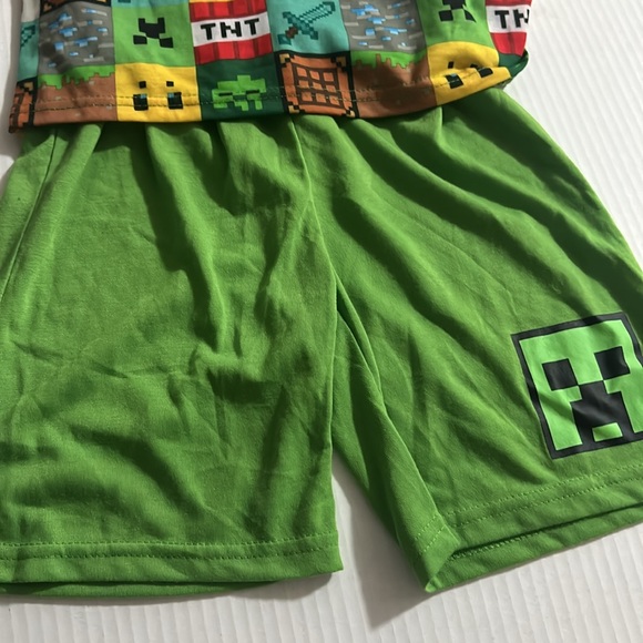 NWT Minecraft Boys Size XS4/5 Pijamas Set - Picture 3 of 4